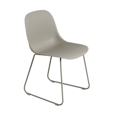 Fiber Side Chair with Sled Base