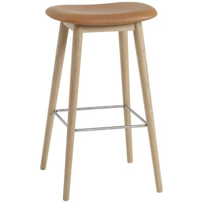 Fiber Stool Wood Base