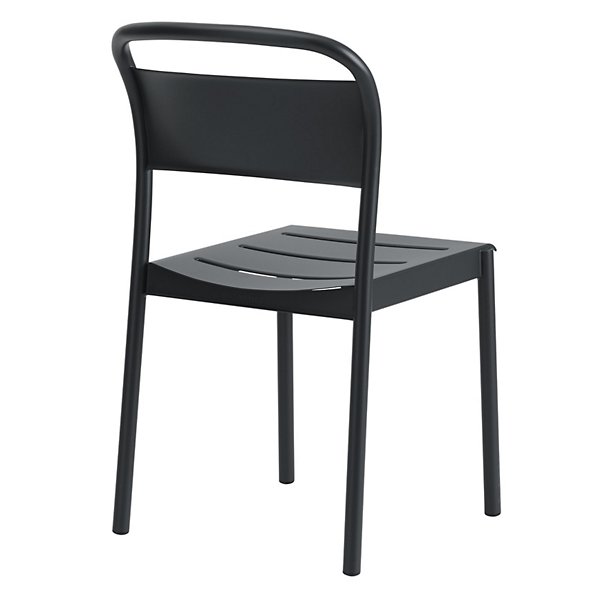 Linear Steel Outdoor Side Chair