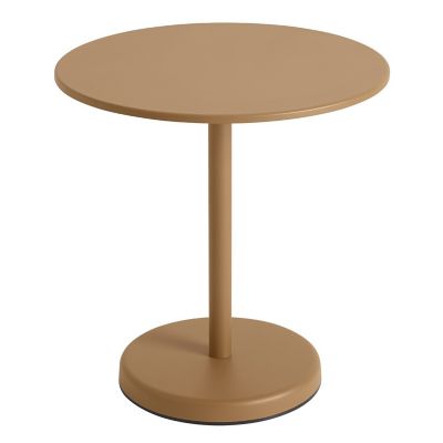 Linear Steel Round Outdoor Café Table