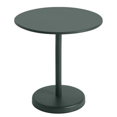 Linear Steel Round Outdoor Café Table