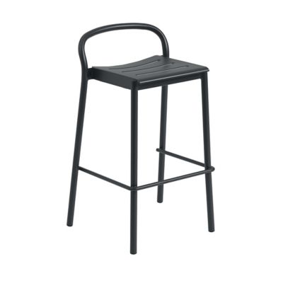 Linear Steel Outdoor Stool