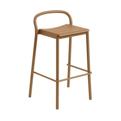 Linear Steel Outdoor Stool