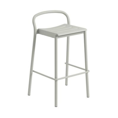 Linear Steel Outdoor Stool