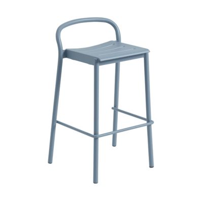 Linear Steel Outdoor Stool