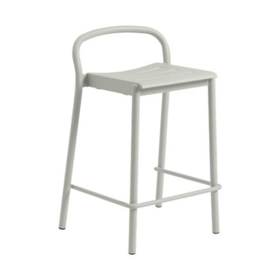 Linear Steel Outdoor Stool