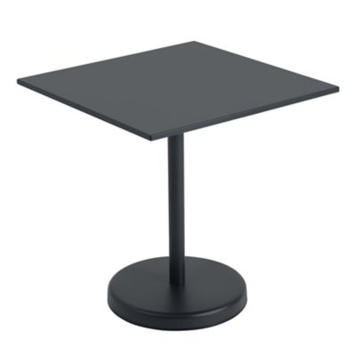 Linear Steel Outdoor Café Table