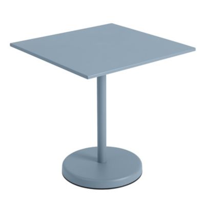 Linear Steel Outdoor Caf&eacute; Table