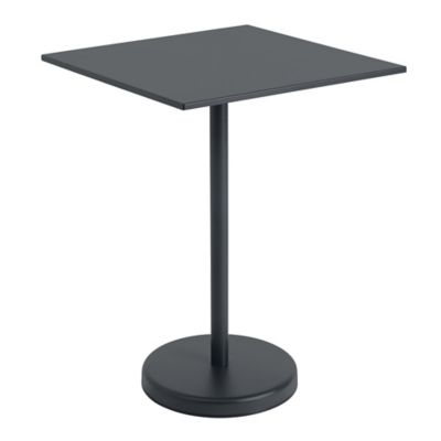 Linear Steel Outdoor Café Table