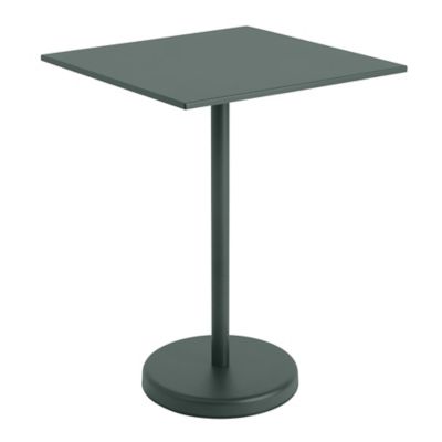 Linear Steel Outdoor Caf&eacute; Table