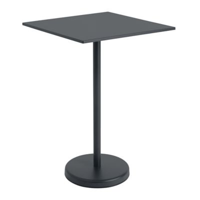 Linear Steel Outdoor Café Table