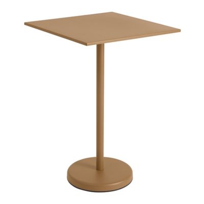 Linear Steel Outdoor Caf&eacute; Table