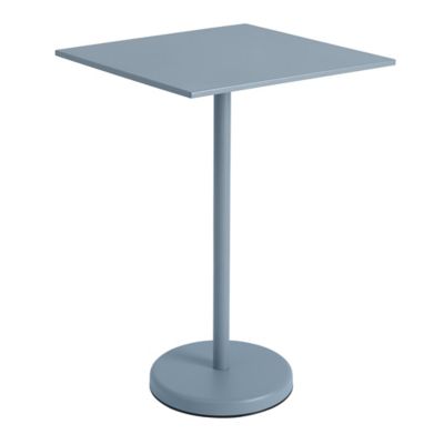 Linear Steel Outdoor Caf&eacute; Table