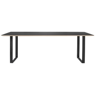 70/70 Table (Black Linoleum|Black|89 In) - OPEN BOX