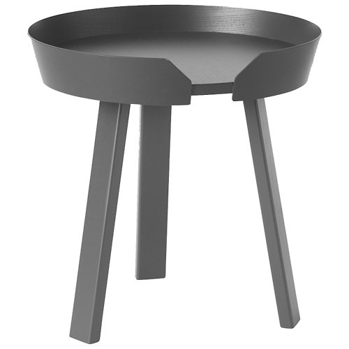Around Side Table by Muuto (Anthracite) - OPEN BOX RETURN