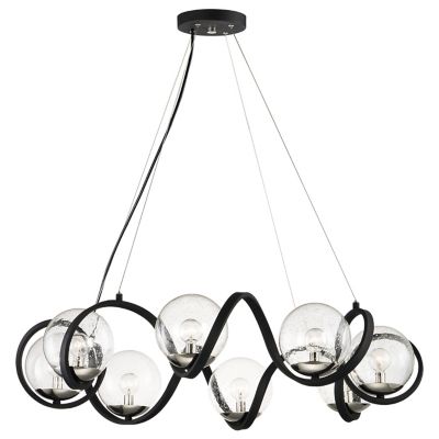 Curlicue 8-Light Chandelier