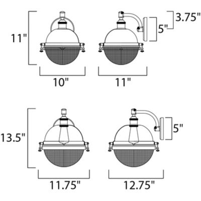 Portside Outdoor Wall Sconce by Maxim Lighting at