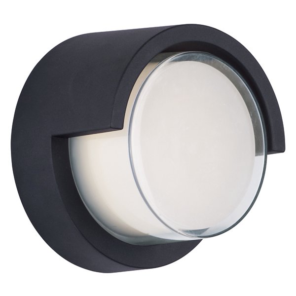Eyebrow Round Led Outdoor Wall Sconce, Round Led Outdoor Wall Lights