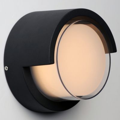 Eyebrow Round LED Outdoor Wall Sconce by Maxim Lighting at