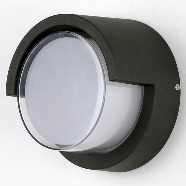 Eyebrow Round LED Outdoor Wall Sconce