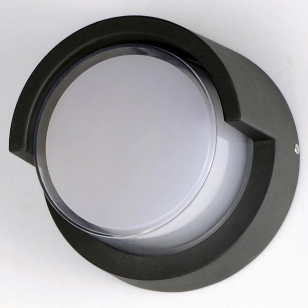 Eyebrow Round LED Outdoor Wall Sconce