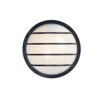 Bulwark Round Outdoor Wall Sconce