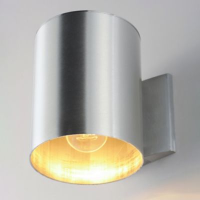 Shown in Brushed Aluminum finish, Small size