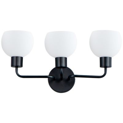 Coraline Bath Bar (Black/3 Lights) - OPEN BOX RETURN