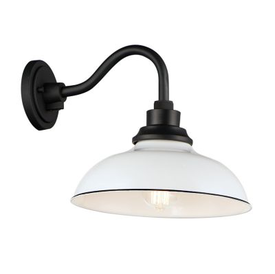 Granville Wall Sconce (White with Black) - OPEN BOX RETURN