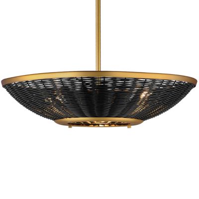 Rattan Bowl Pendant