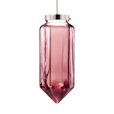 Facet LED Mini Pendant (Fig|Polished Nickel) - OPEN BOX