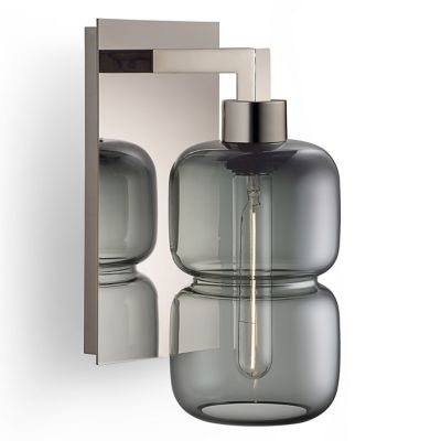 Pinch Wall Sconce (Gray|Polished Nickel) - OPEN BOX