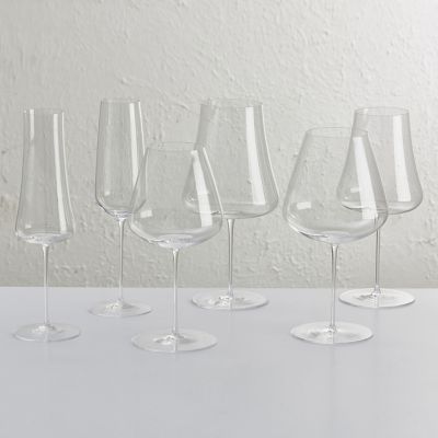 Nude Glass Stem Zero Full Bodied White Wine Glass