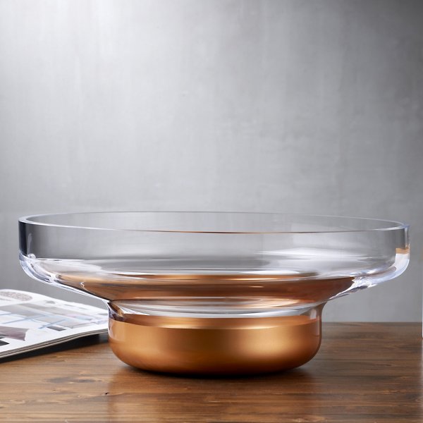 Contour Copper Centerpiece Bowl