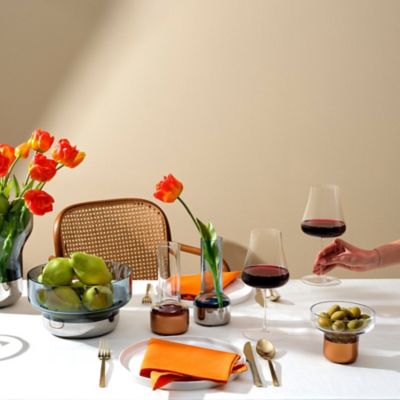 Contour Copper Bud Vase by Nude at