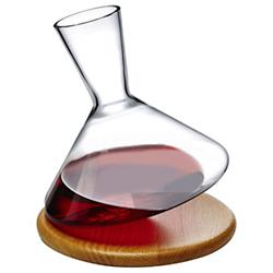 Balance Wine Decanter with Wooden Base
