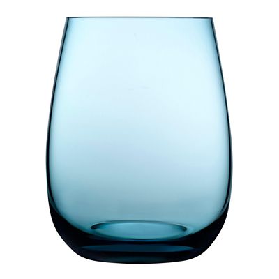 Colored U Tumbler Glasses, Set of 4