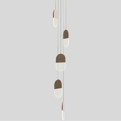 Slab 20 LED Multi-Light Pendant