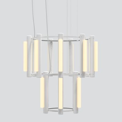 Pipeline LED 2 Tier Chandelier