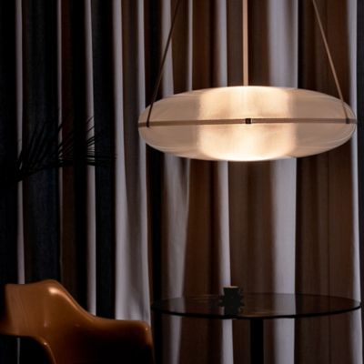 Shown in Silver finish, in use, lit