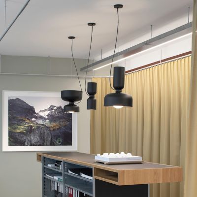 Shown in Black finish, in use