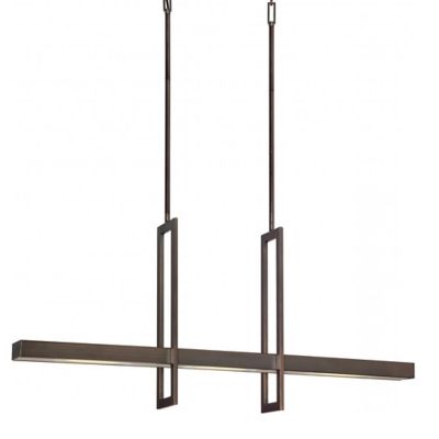 Caletta LED Linear Suspension Light (Hazel Bronze)-OPEN BOX
