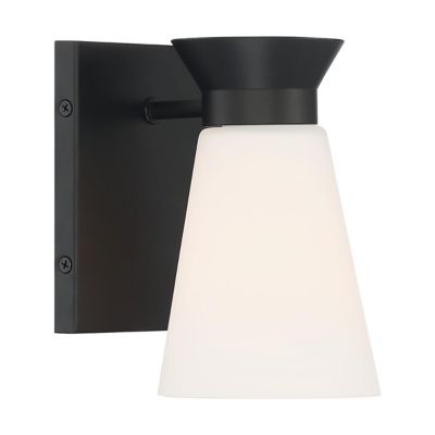 Natalia Bathroom Wall Sconce (Black) - OPEN BOX