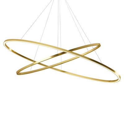 Visual Comfort Signature Double Twist Five Light Chandelier in