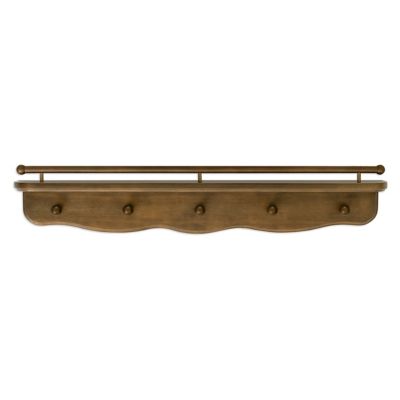 Liberty Wall Shelf with Hooks