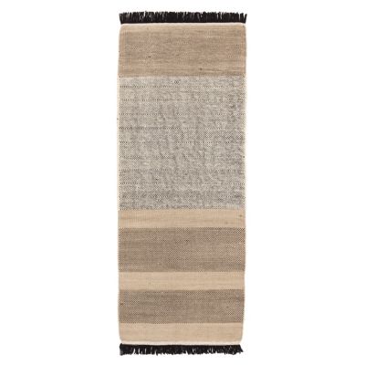Tres Stripes Runner by Nanimarquina (Black)-OPEN BOX RETURN