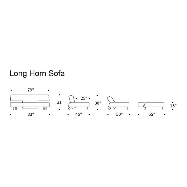 Long Horn D.E Sofa