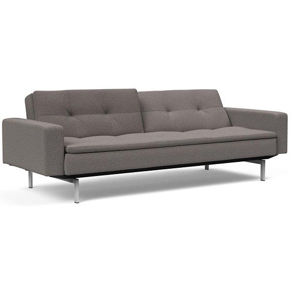 Dublexo Deluxe Sofa with Arms,  Dark Wood Base