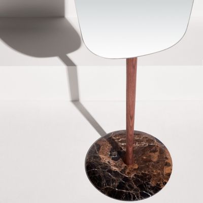 Shown in Walnut with Emperador Marble color
