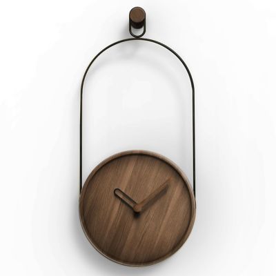 Eslabon Walnut Wall Clock